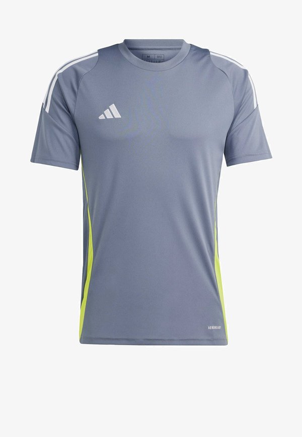 adidas Performance TIRO24 JERSEY - Sports T-shirt - team onix   white   team semi sol yellow