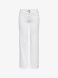 ONLY Wide-fit ONLJULLES Low waist Wide Leg Fit - Straight leg jeans - white denim