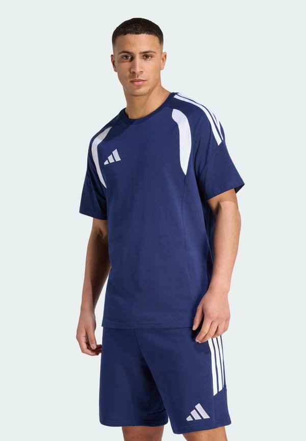 adidas Performance TIRO26 LEAGUE TEE - Print T-shirt - team navy blue /white