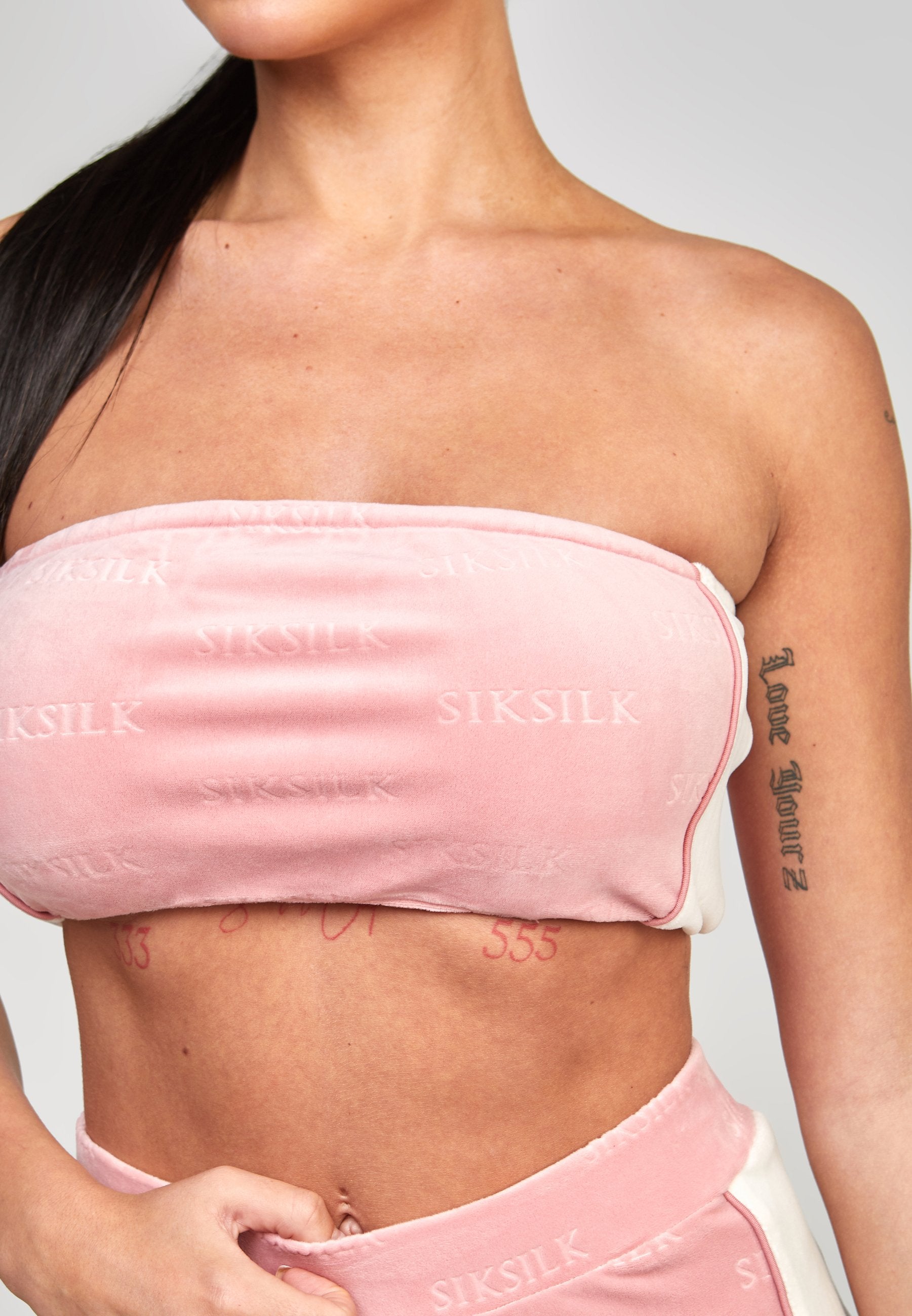 SIKSILK LEGACY VELOUR DEBOSSED