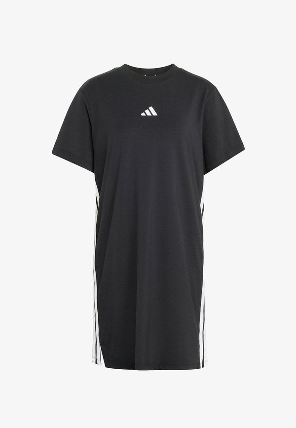 adidas Sportswear Jersey dress - black   white