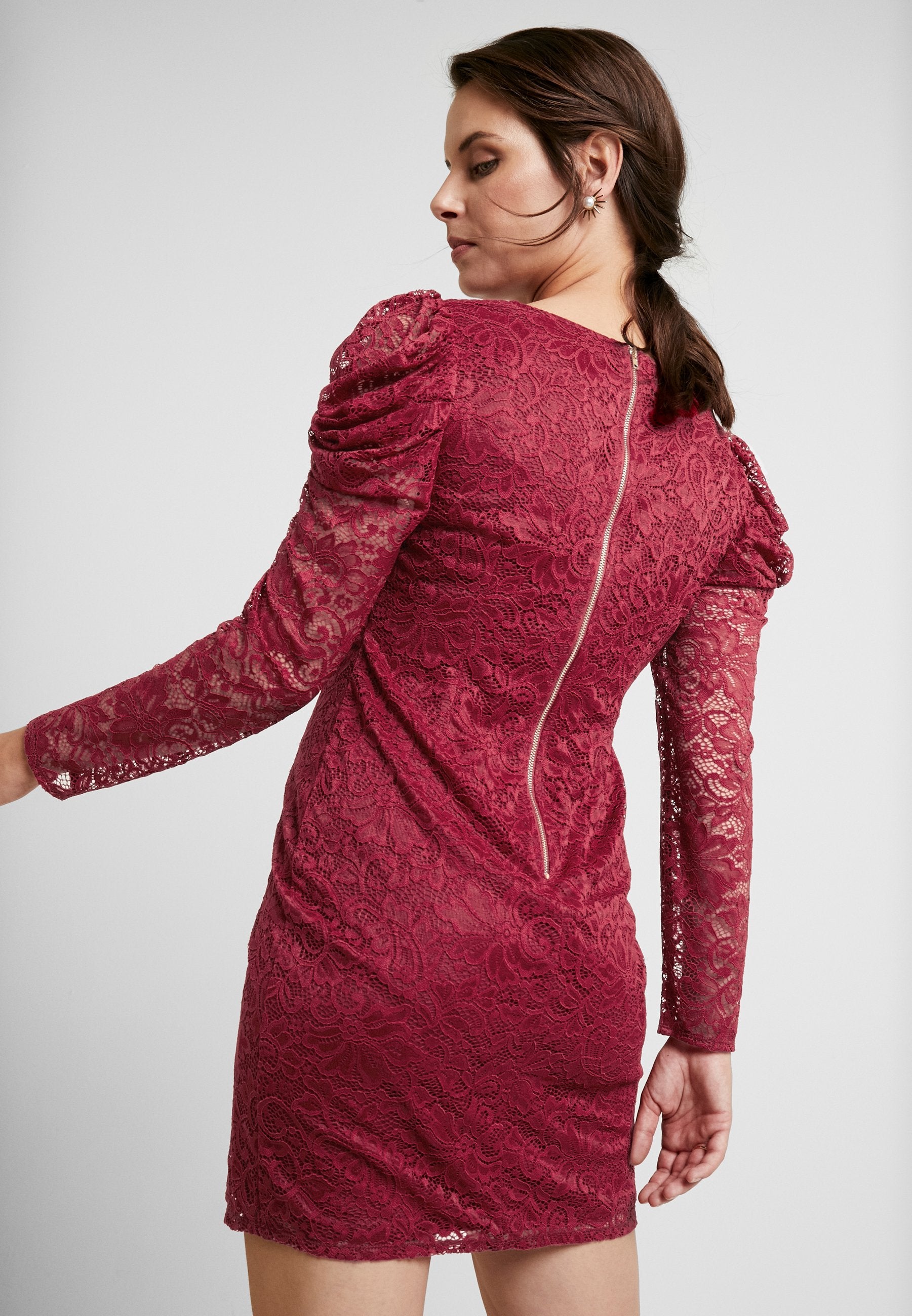 Little Mistress Maternity SHINECLOTH AND TRIM MIDI DRESS