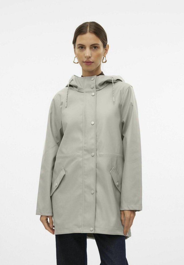Vero Moda VMMALOU COATED JACKET NOOS - Waterproof jacket - moonbeam