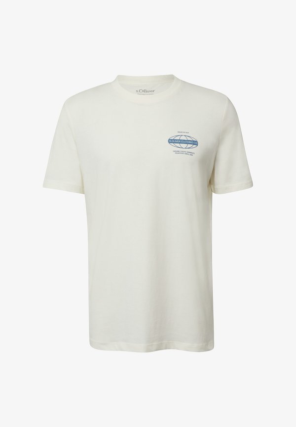 s.Oliver Print T-shirt - creme