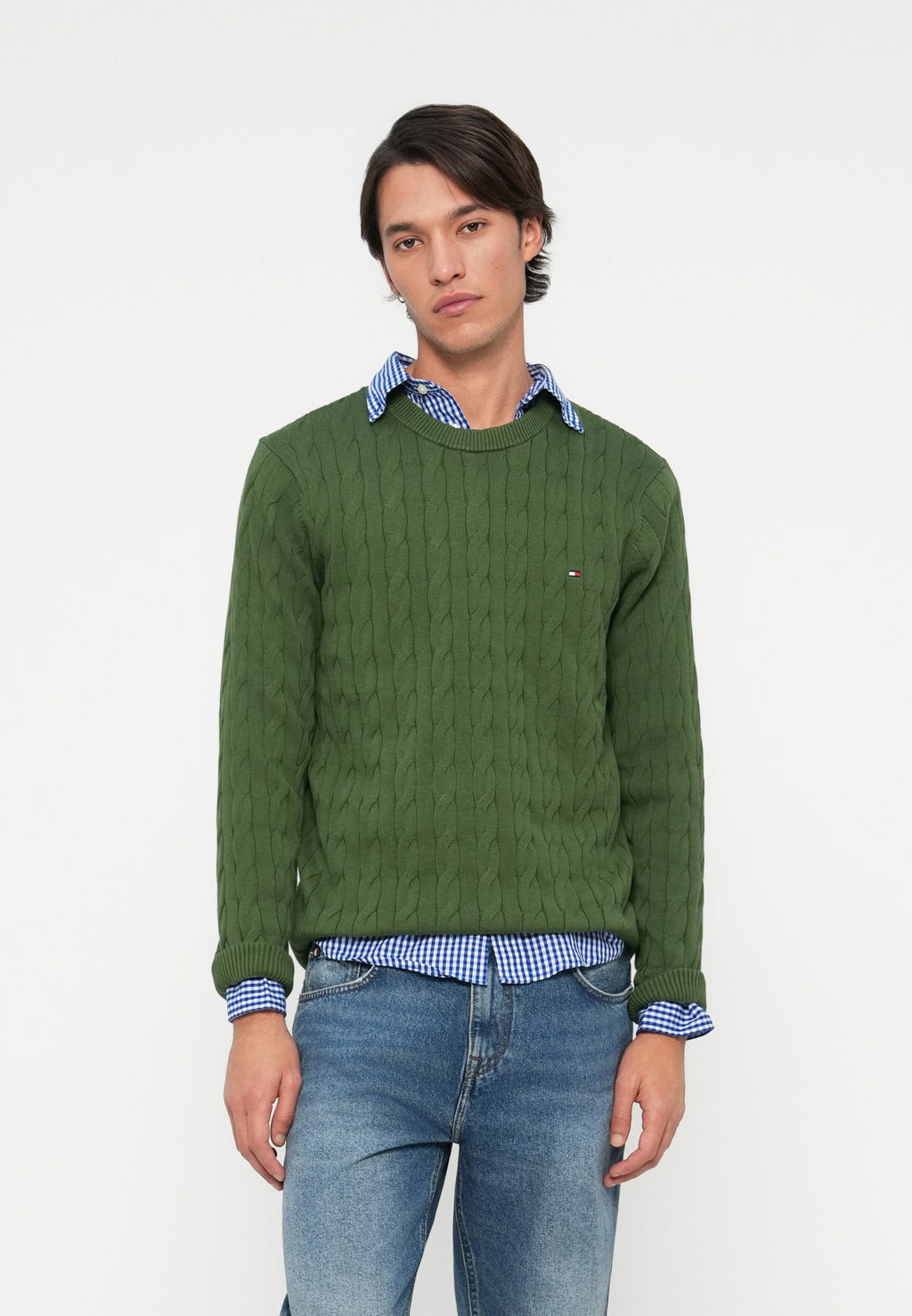 CLASSIC CABLE CREW NECK  ELEVATED ESSENTIALS Media 3