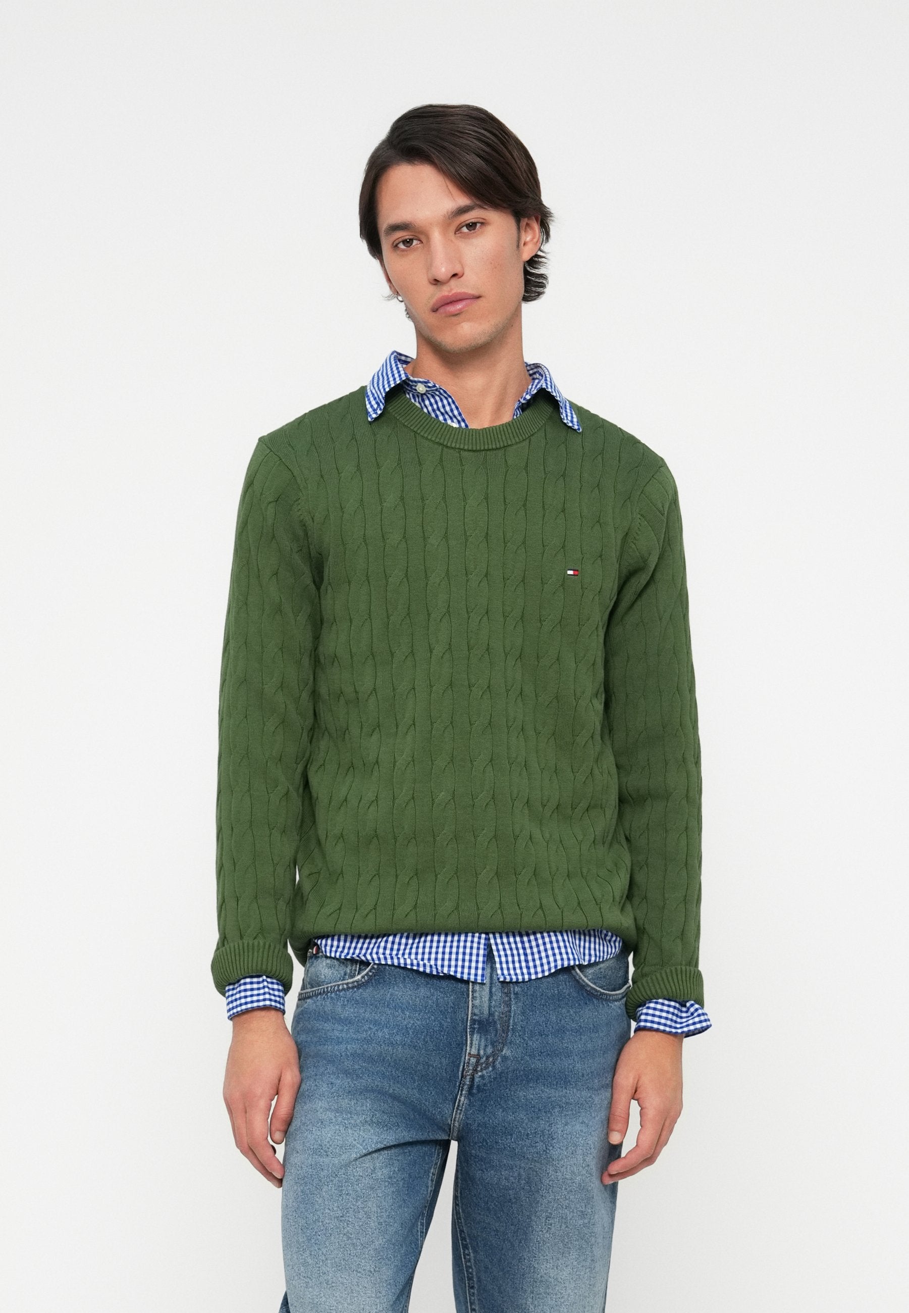 CLASSIC CABLE CREW NECK  ELEVATED ESSENTIALS Media 3
