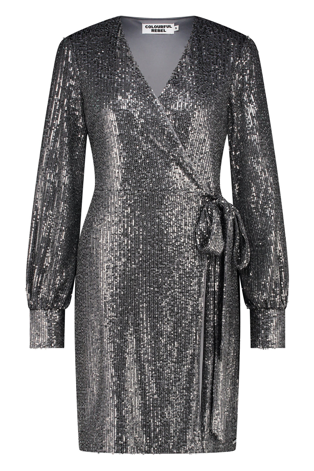 Colourful Rebel XITA SEQUINS REAL WRAP DRESS