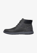 Skechers GARLAN DENO - Lace-up ankle boots - dunkelgrau