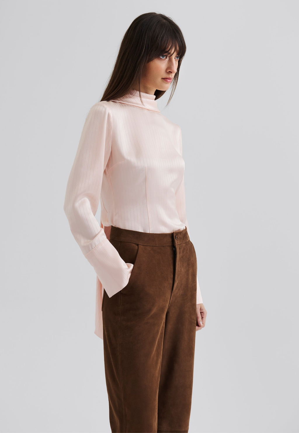 Malina CELENE TIE DETAILED BLOUSE