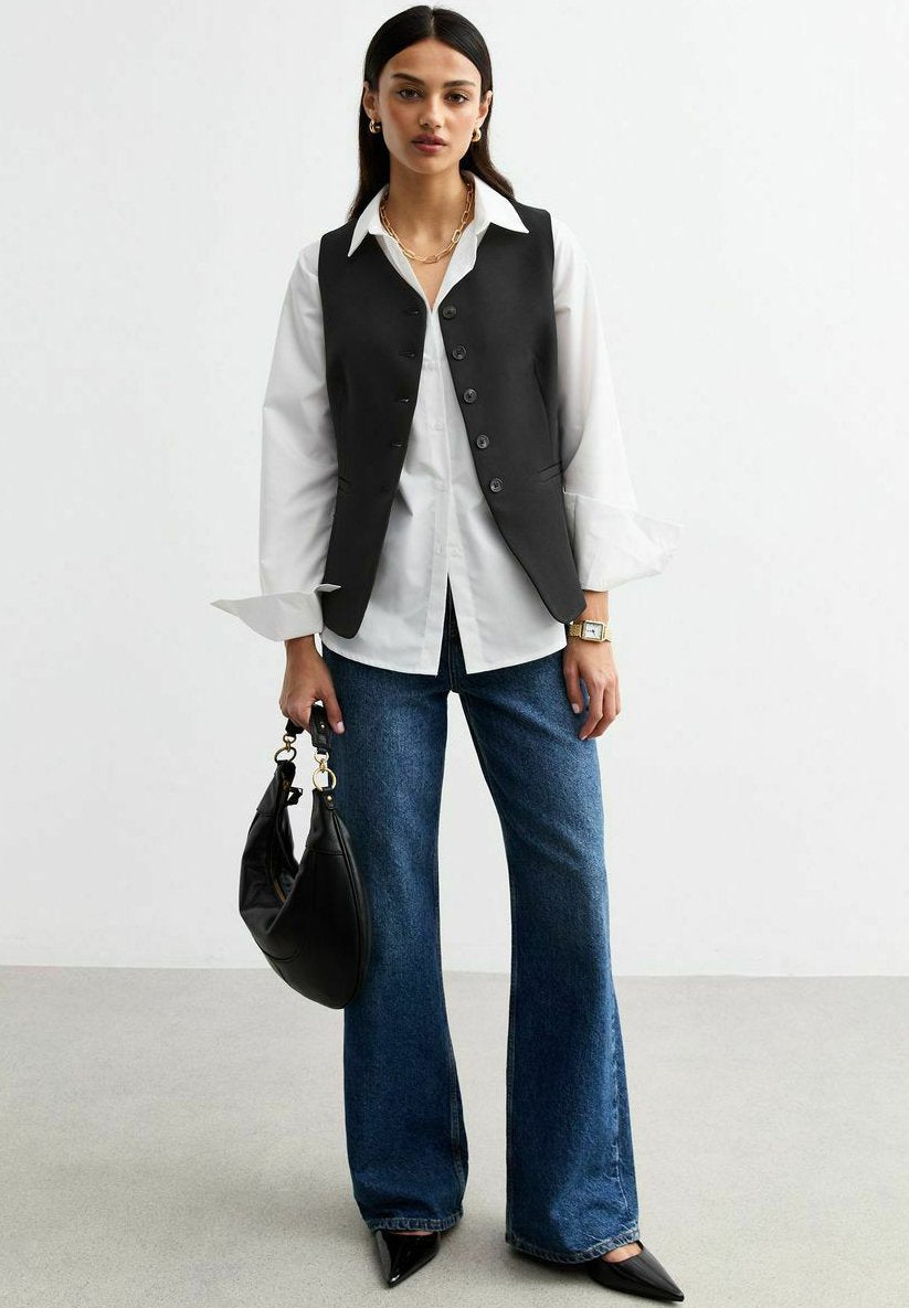 New Look V-NECK BUTTON FRONT