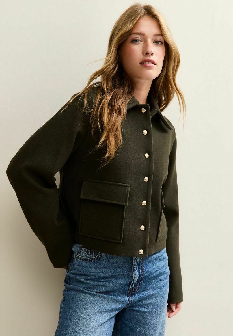 New Look MULTI BUTTON SHACKET
