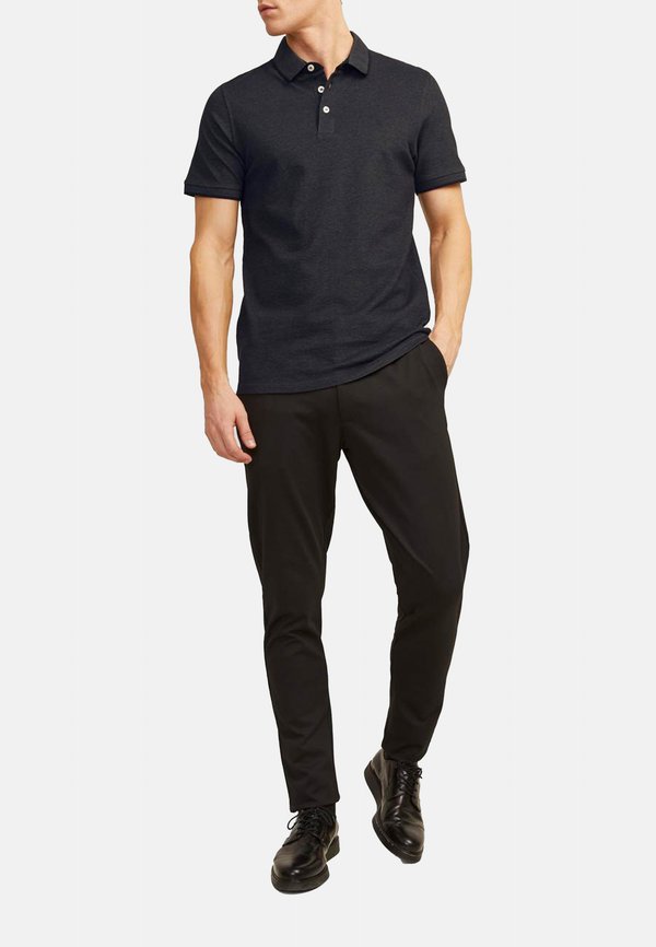 Jack & Jones 3ER PACK  - Polo shirt - dark grey melange