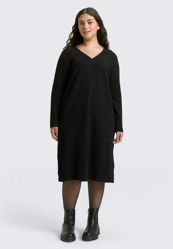 TOM TAILOR Jumper dress - deep black