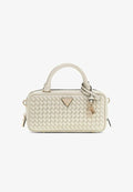 Guess KORA UMHÄNGETASCHE - Handbag - cream white