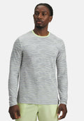 Under Armour HALO JACQUARD - Long sleeved top - summit white (110)