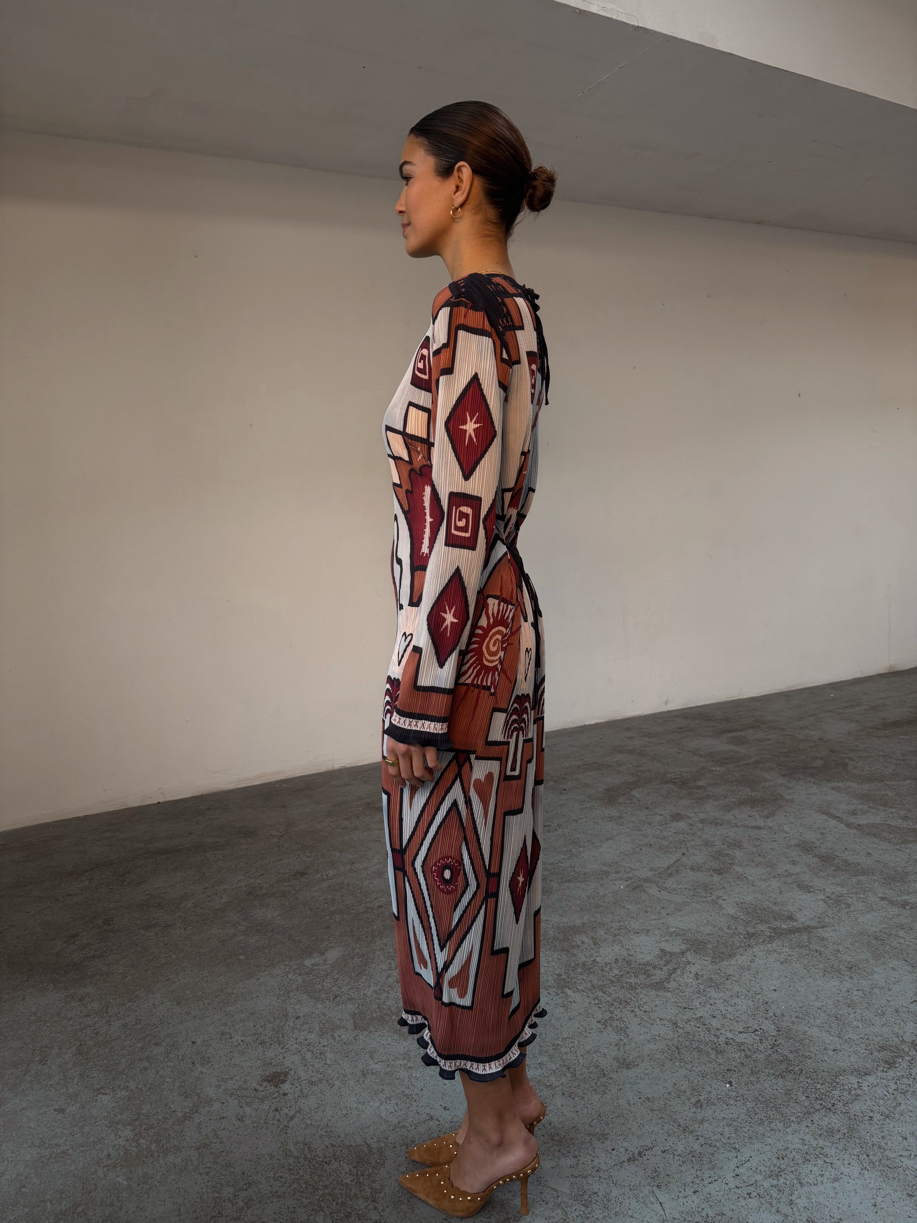 Never Fully Dressed GEORMETRIC GAIA DRESS