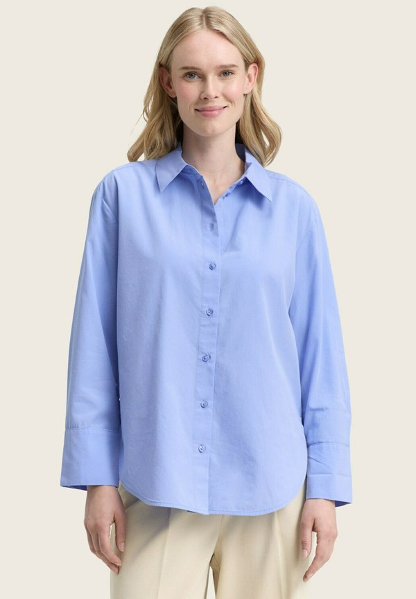 TOM TAILOR LOOSE FIT - Button-down blouse - dreamy blue