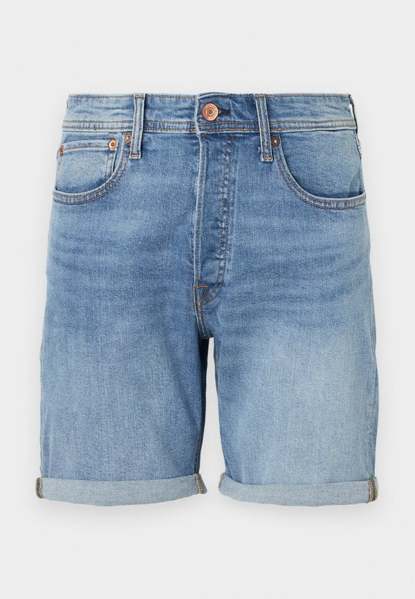 Jack & Jones Denim Regular Fit - Denim shorts - blue denim