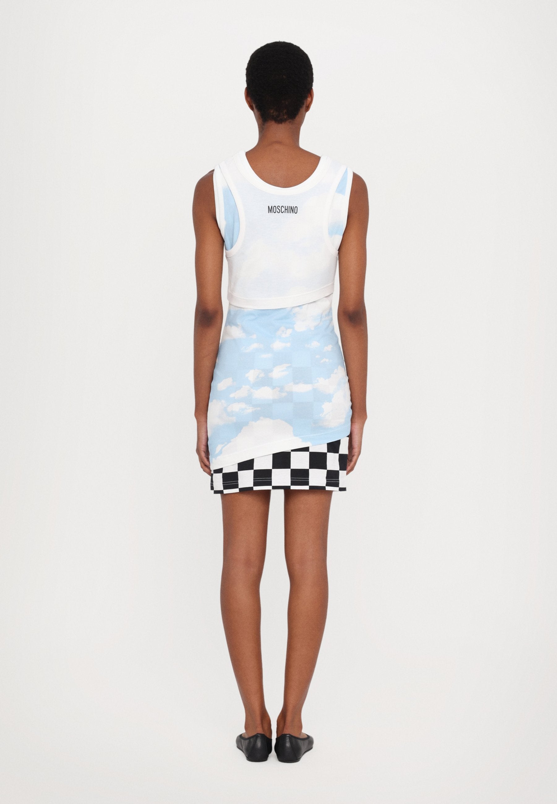 MOSCHINO ARCHIVE CLOUDS AND ROSES