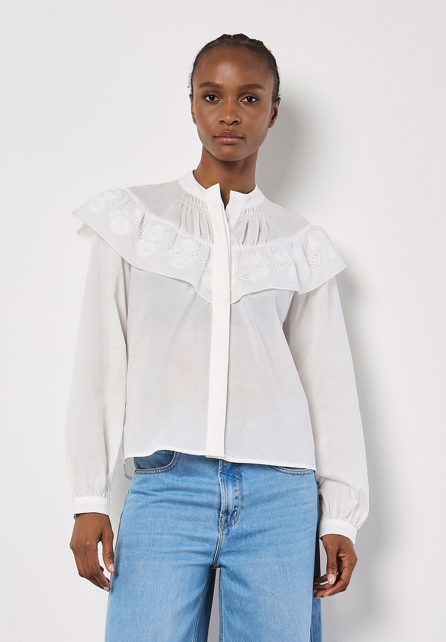 Apricot  EMBROIDERED