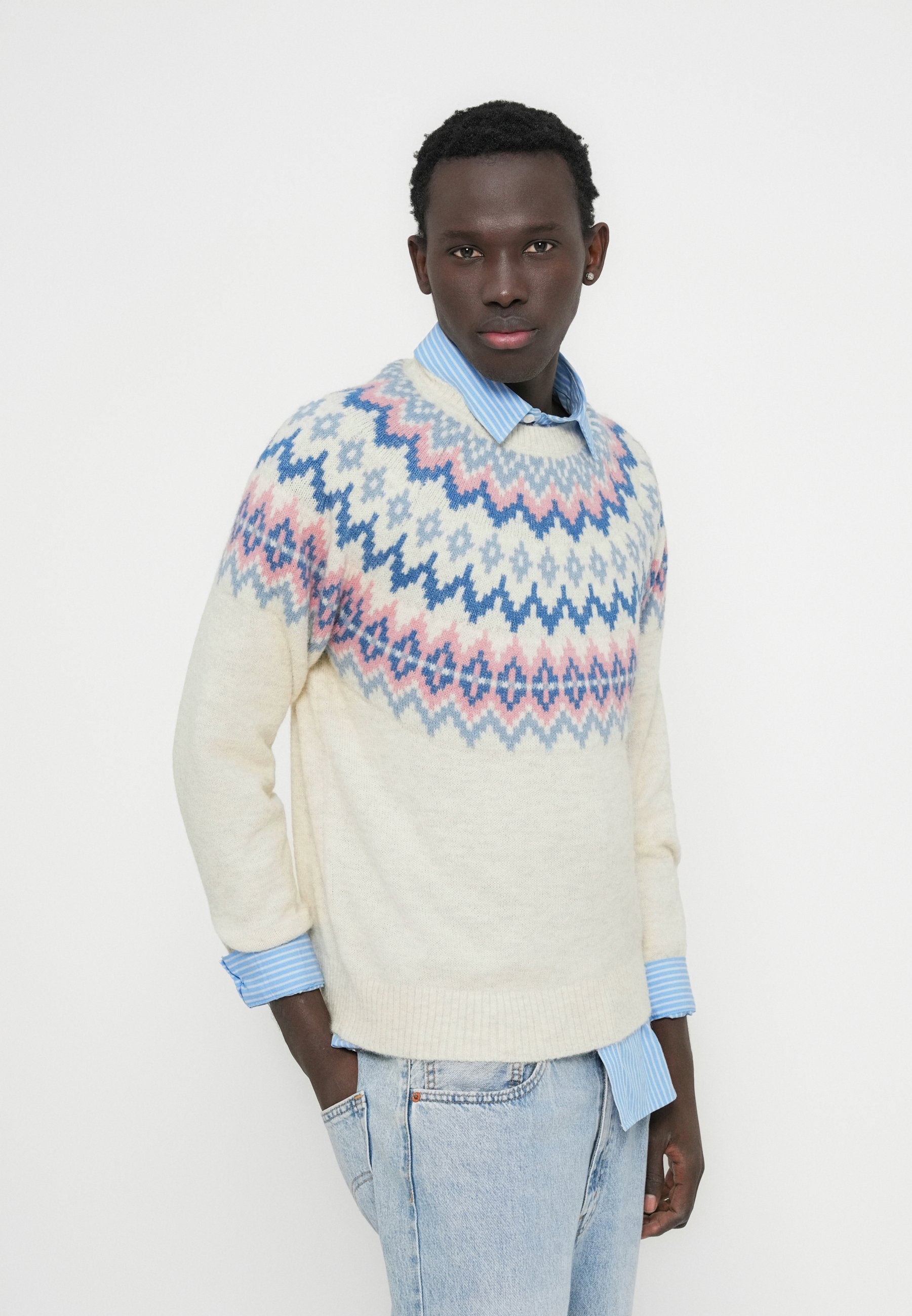 GAP YOKE CREW NECK