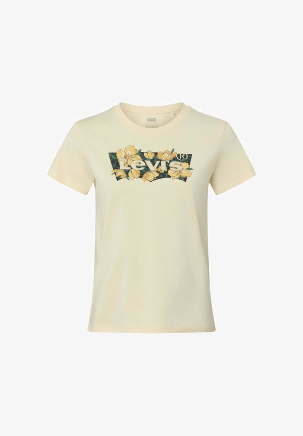 Levi's® THE PERFECT TEE - Print T-shirt - vanille/mehrfarbig