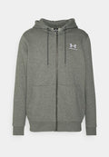 Under Armour ICON FLEECE - Zip-up sweatshirt - pitch gray medium heather/white