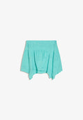 Bershka A-line skirt - turquoise