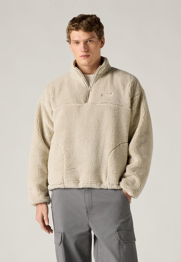 Levi's® POPOVER - Fleece jumper - pumice stone