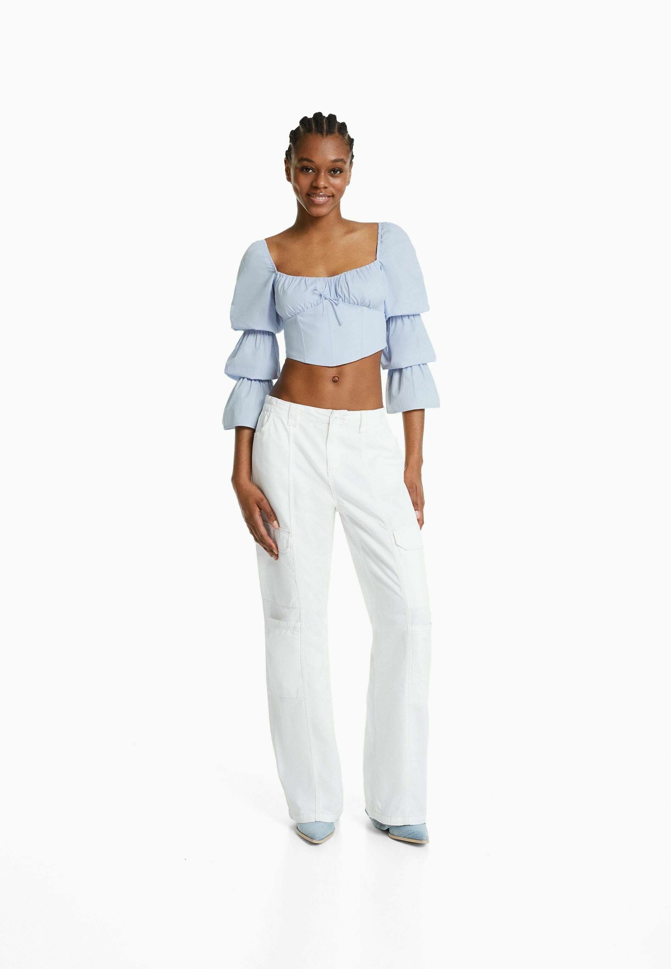 Bershka CROPPED LONG SLEEVE