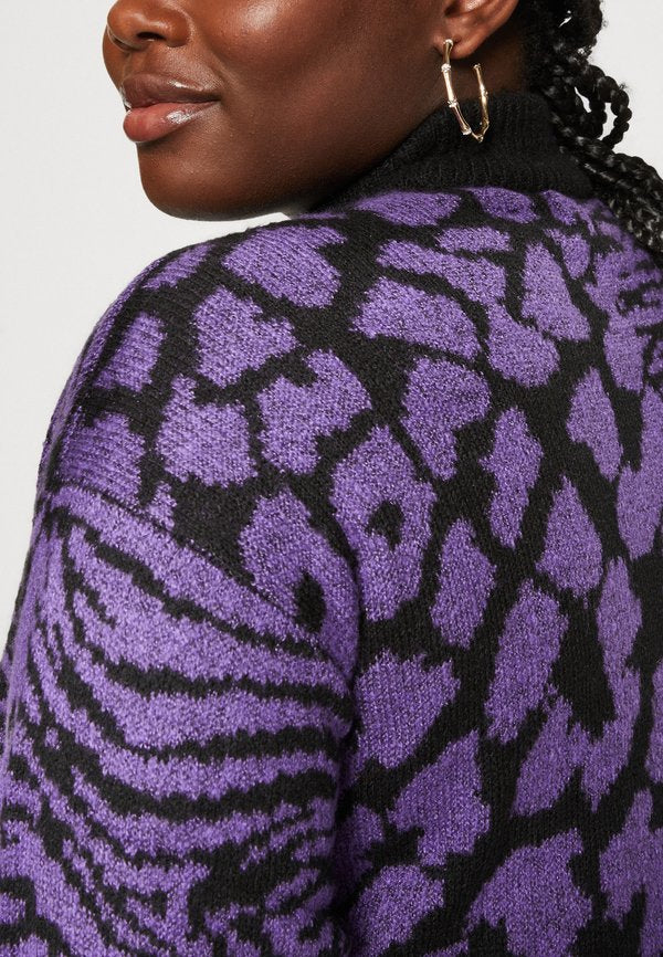 Vero Moda Curve VMCVERA ANIMAL O-NECK
