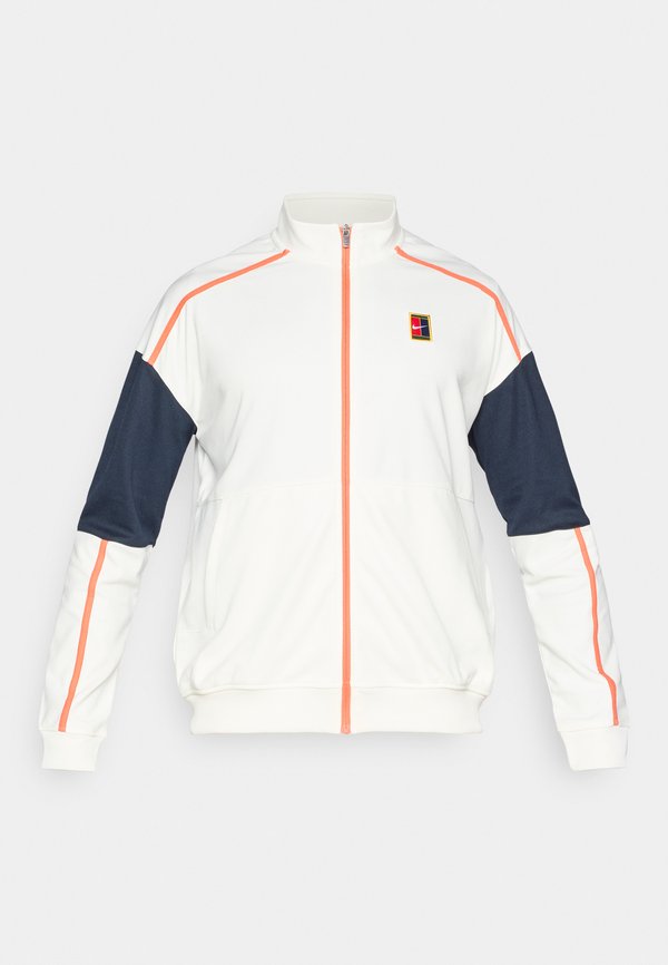 Nike Performance NIKECOURT HERITAGE SUIT JACKET - Training jacket - sail/turf orange