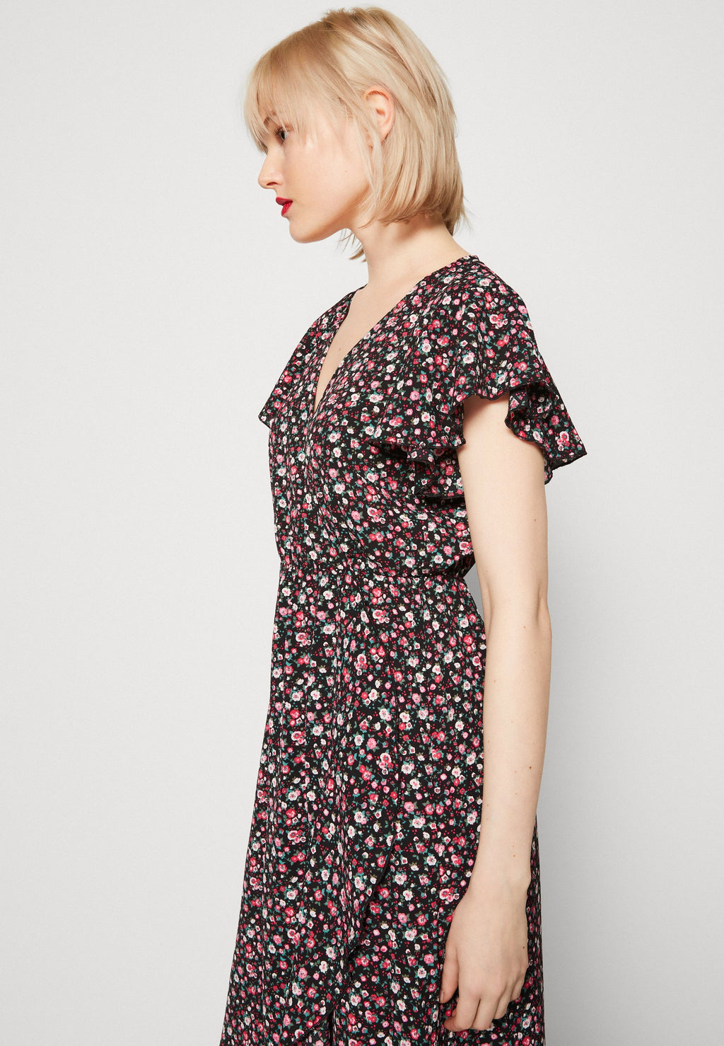 JDY JDYCAMILLA FLOUNCE MIDI DRESS