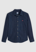 Levi's® BATTERY SHIRT - Shirt - mookie dark wash
