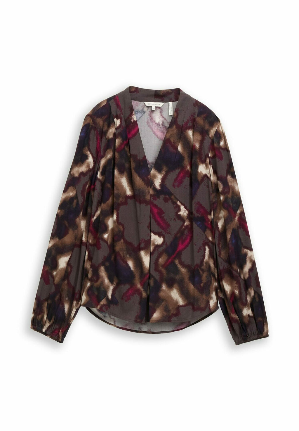 TOM TAILOR PRINTED V NECK