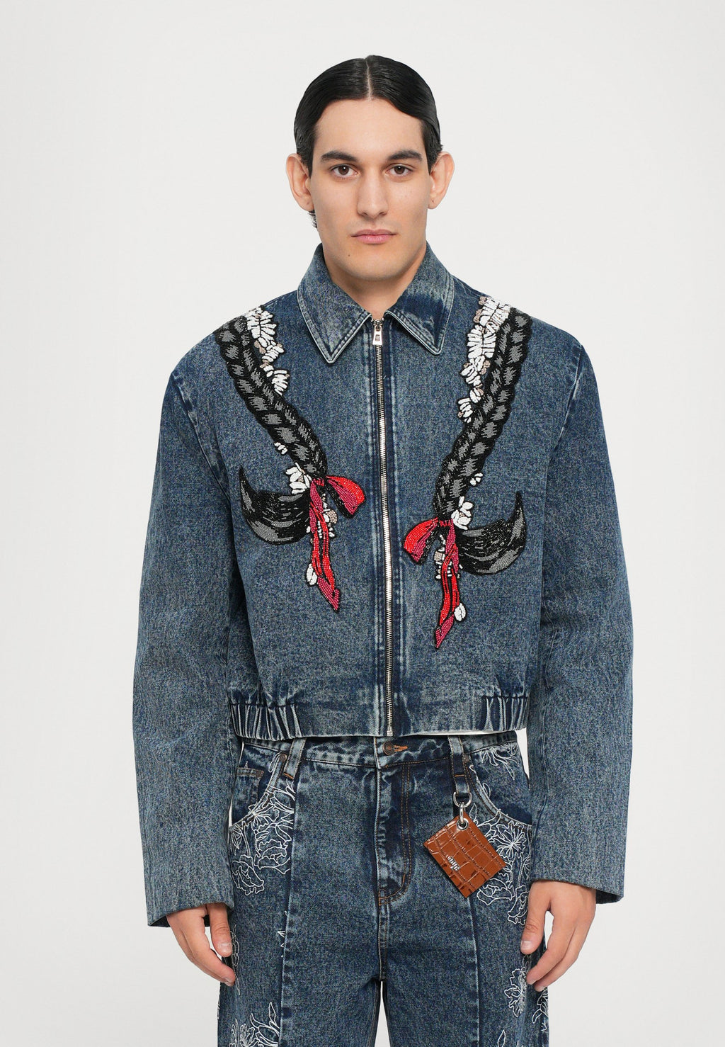 Dhruv Kapoor HANDCRAFTED BRAIDS CROPPED JACKET