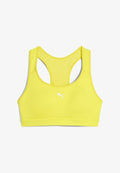 Puma 4KEEPS RUN BRA - Medium support sports bra - lemon sherbert