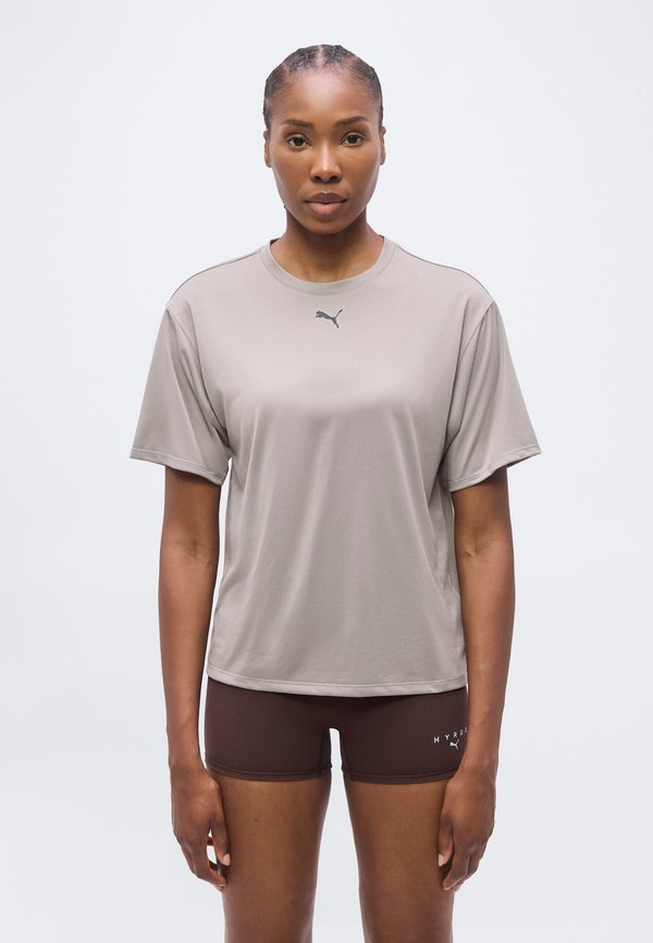 Puma TAD ESSENTIAL RELAXED TEE - Sports T-shirt - mouse gray