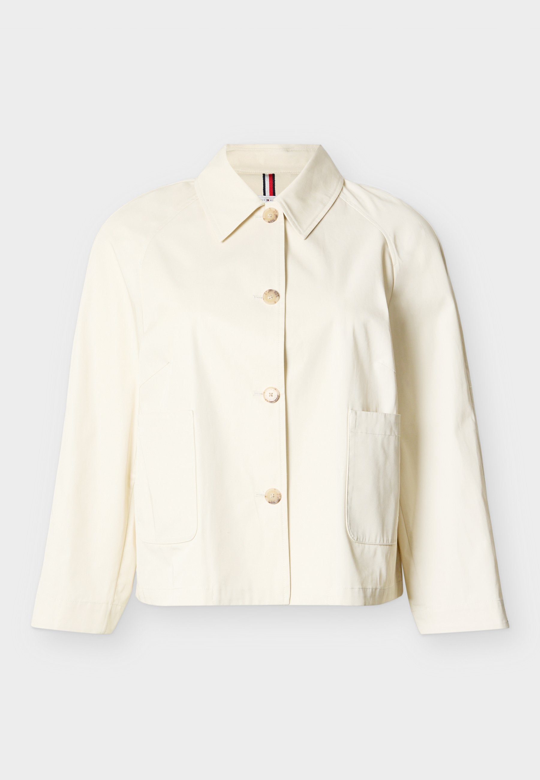 CURVE WATER REPELLENT COLLARED RELAXED SHORT JACKET Media 1