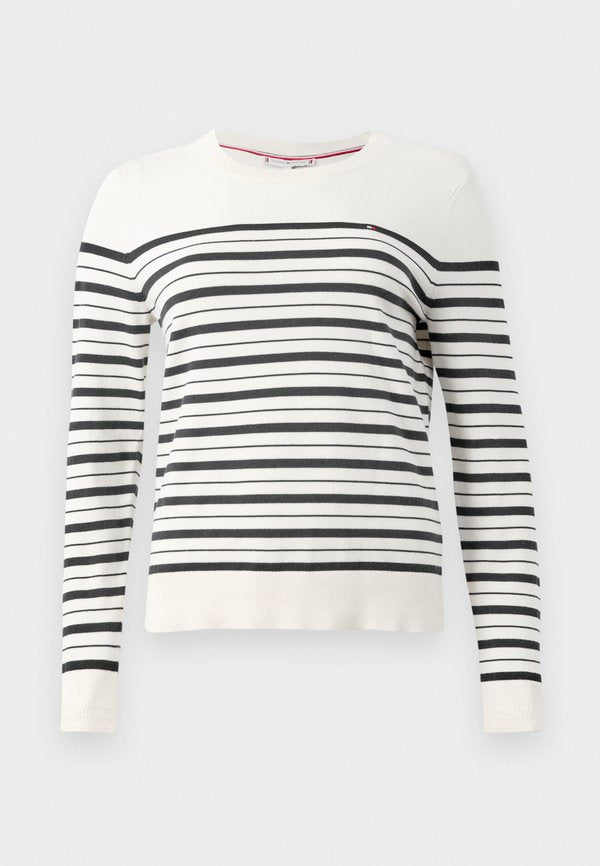 Tommy Hilfiger JERSEY CREW NECK JUMPER - Jumper - calico/dark night navy
