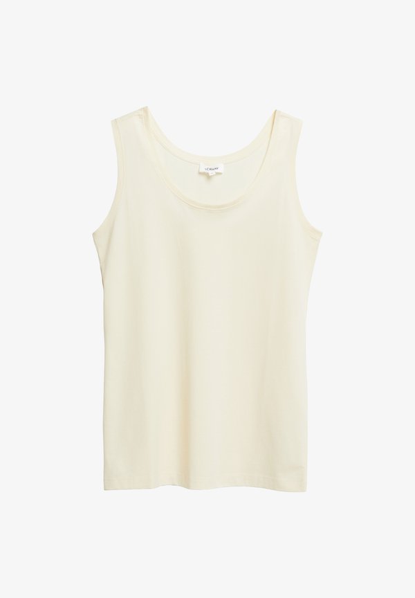 s.Oliver T-SHIRT - Top - helles beige