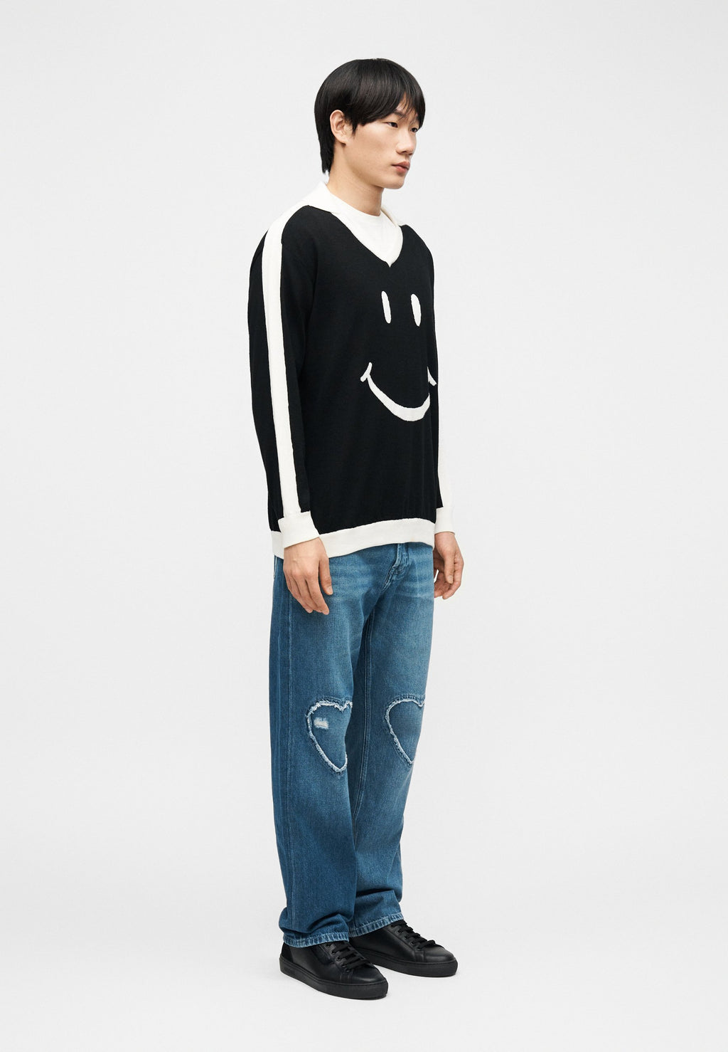 MOSCHINO SMILEY MAGLIA