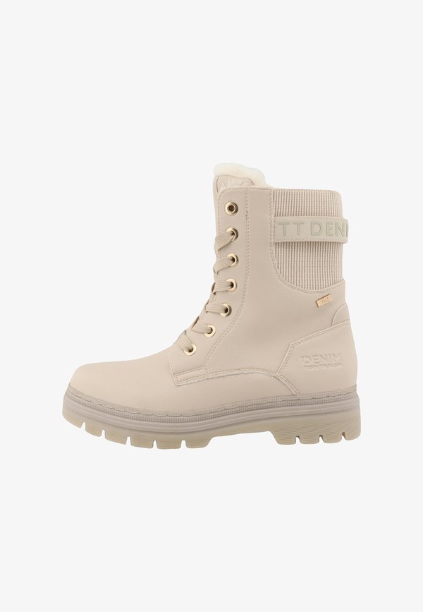 TOM TAILOR STIEFEL - Winter boots - beige