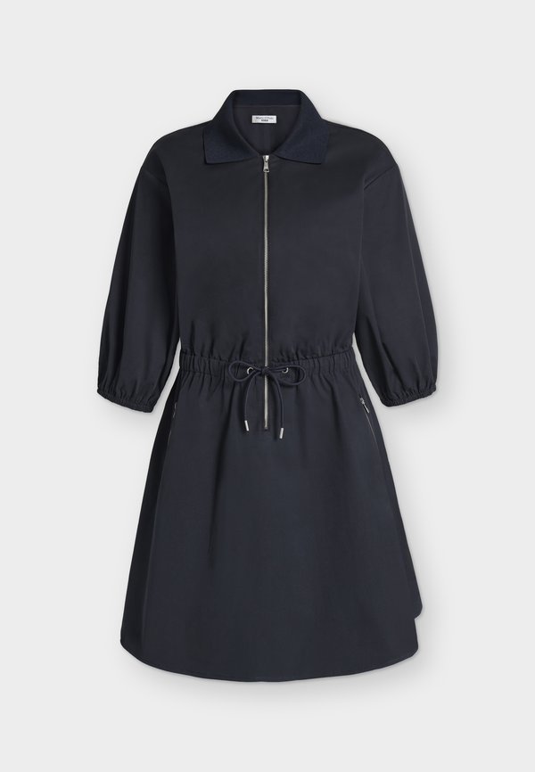 Marc O'Polo DENIM WOVEN DRESSES, ZIPPED POLO DRESS