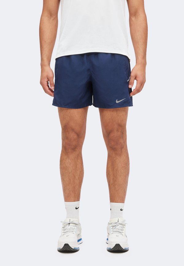 Nike Performance MILER SHORT - 2-in-1 shorts - midnight navy/obsidian/silver-coloured