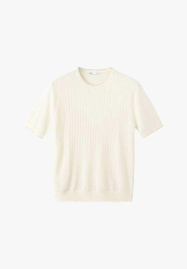 Mango ADULT - Basic T-shirt - off-white