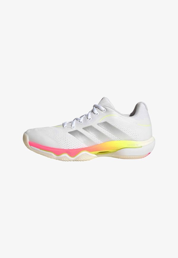 adidas Performance ADIDAS PERFORMANCE CRAZYFLIGHT 7 SHOES - Volleyball shoes - cloud white   tech grey metallic   solar turbo