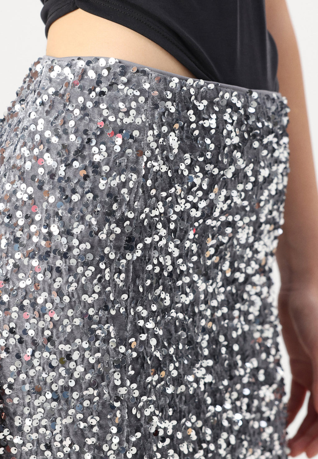 Noisy May NMMIA MIDI SEQUIN SKIRT