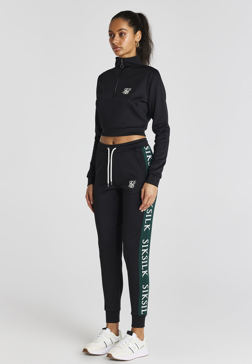 SIKSILK CROPPED 3/4 ZIP