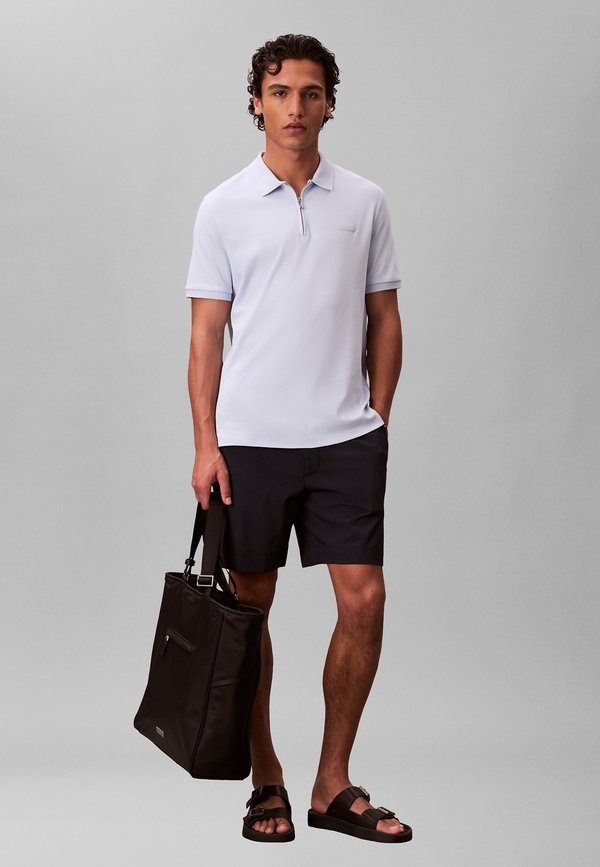 Calvin Klein SS SLIM SUPIMA ZIP POLO
